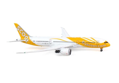 FlyScoot Boeing B787-9 Dreamliner Reg# 9V-OJA JC Wings JC4SCO950 Scale:  1:400