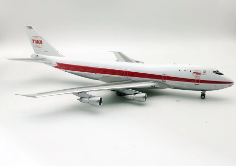 TWA Trans World Boeing 747-131 N93117 With Stand IF731TW1222P InFlight200  Scale 1:200