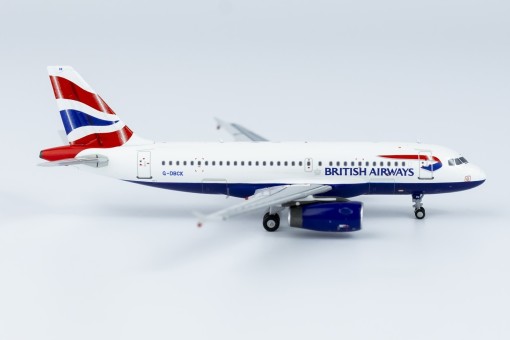 British Airways Airbus A319-100 G-DBCK Union Jack Livery NG Models ...