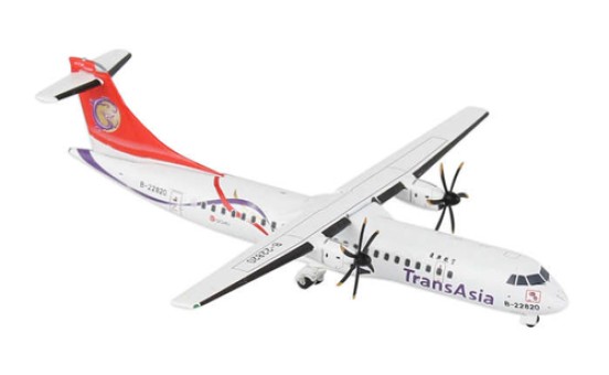 TransAsia ATR-72 Reg# B-22820 JC Wings JC4TNA382 Scale 1:400