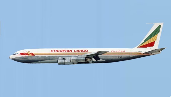 Ethiopian Cargo Boeing 707-320C ET-AIV Aeroclassics AC419690B scale 1:400