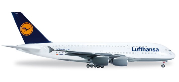 美品中古herpa 551434 1/200 Lufthansa ルフトハンザドイツ航空 ボーイング Boeing 747-400 D-ABVL 民間航空機