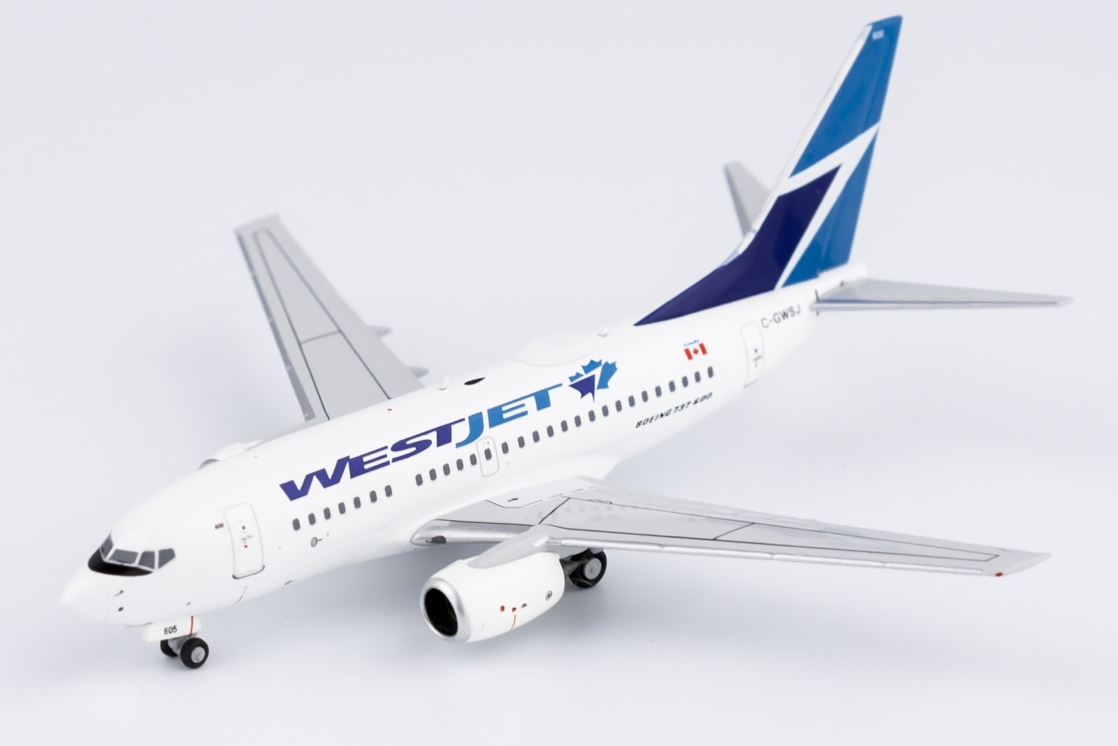 WestJet Airlines Boeing 737-600 New Logo C-GWSJ NG Models 76013 Scale 1 ...