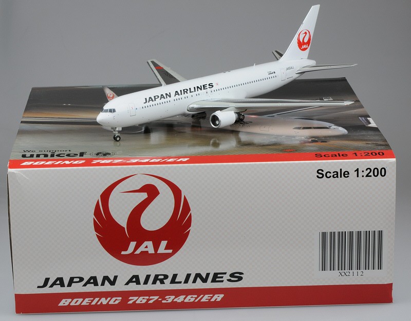Sale! JAL Japan Airlines B767-300ER JA654J New Livery 1:200