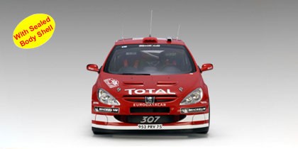 OPO 10 - Voiture Rallye 1/43 Compatible avec Peugeot 307 Monte Carlo 2005  Märtin Park - BR49