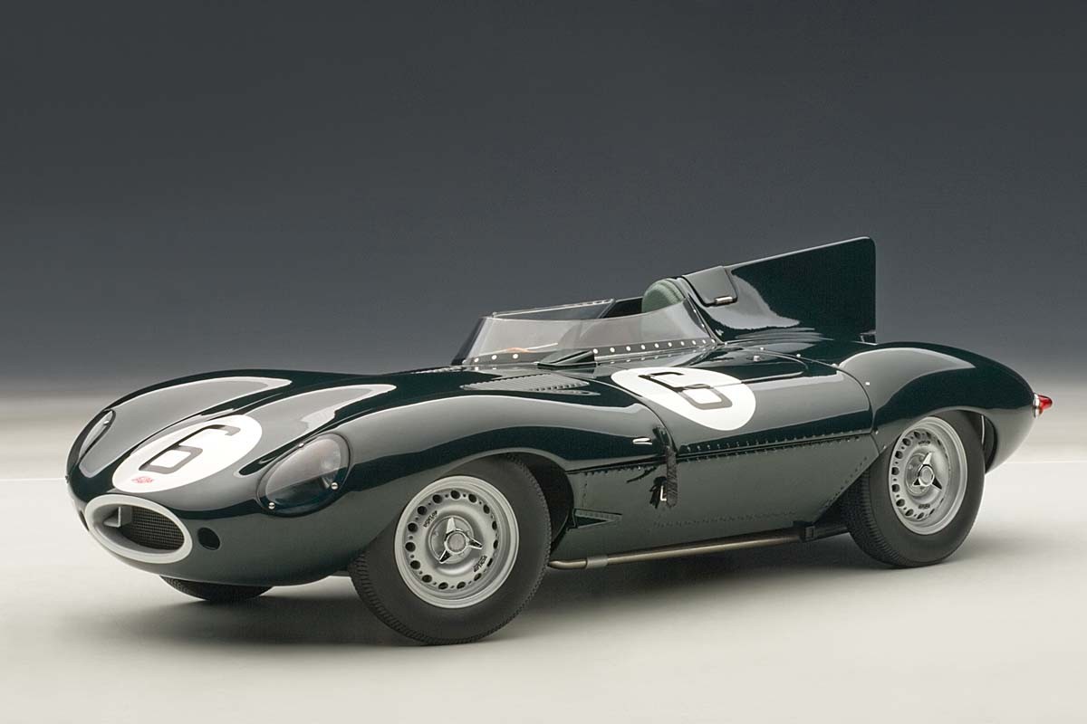 中古】AUTOart オートアート 1/43 Jaguar D-Type 1955 LeMans Winner ミニカー[249105044392] 