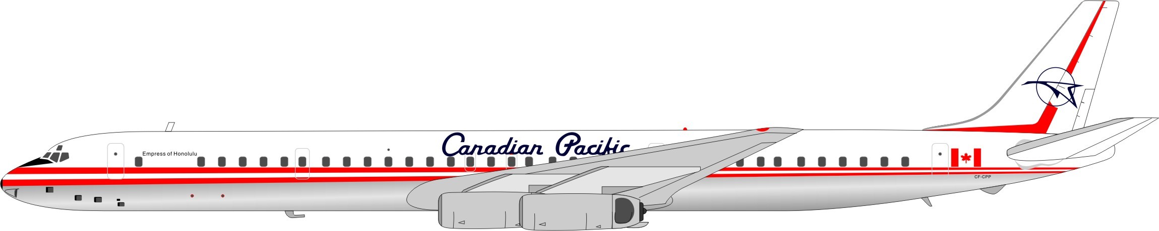 Canadian Pacific DC-8-63 CF-CPP IFDC861113P 1:200 Inflight InFlight 1: ...