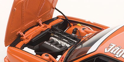 AUTOart Highly detailed die-cast model Orange Racing BMW M3 DTM 