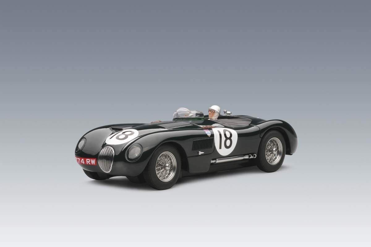 返品不可 AUTOart Jaguar C-Type Le - Mans - Winner Le 模型・プラモデル