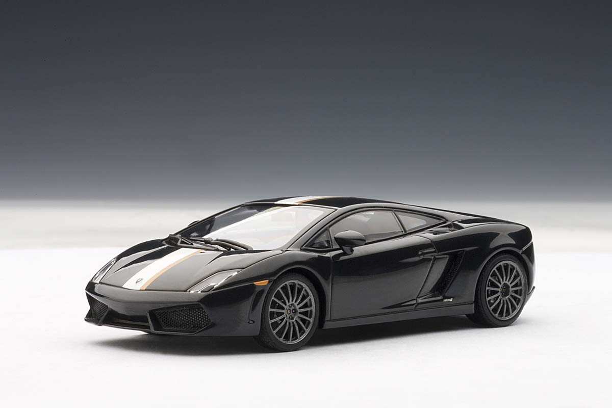 AUTOart 1:43 Scale Lamborghini Gallardo LP550-2 Balboni, Nero Noctis ...