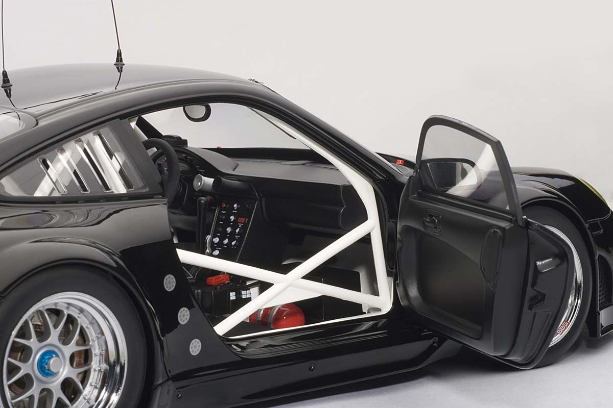 Porsche 911 (997) GT3 RSR 2010, Plain Body Version, Black AUTOart 81074 1:18