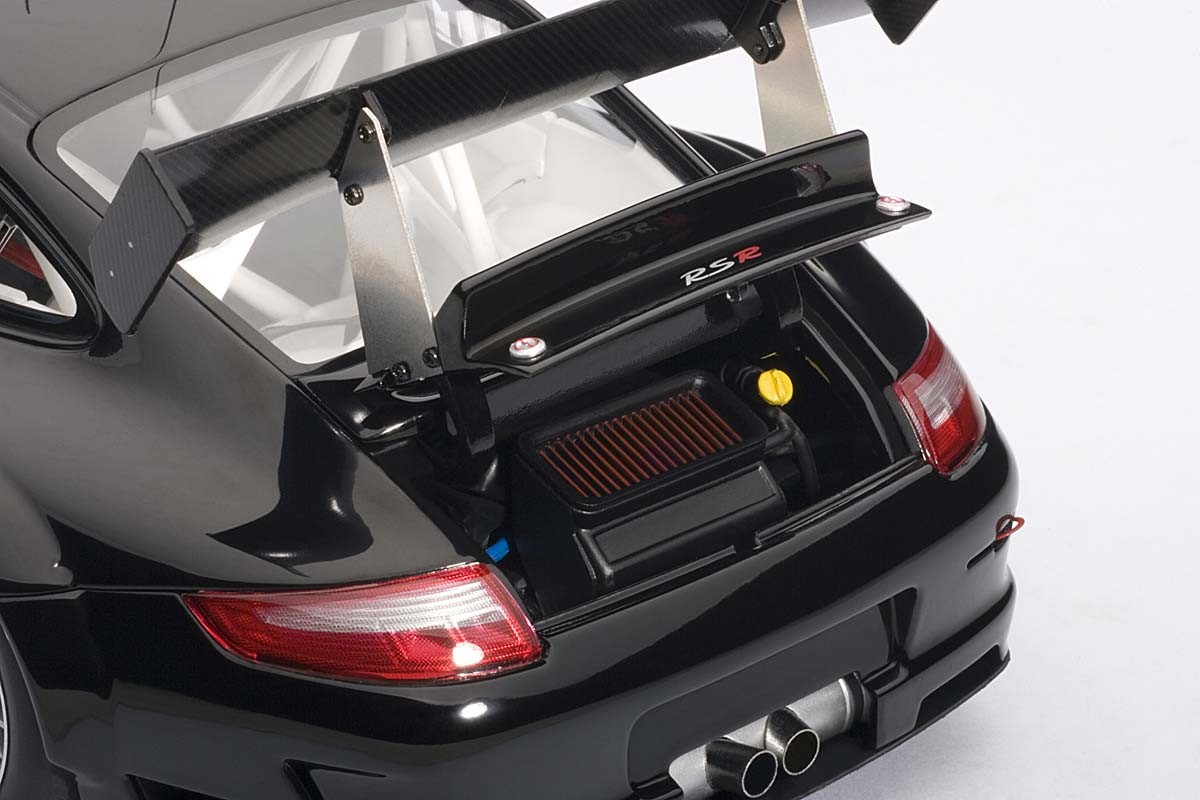 Porsche 911 (997) GT3 RSR 2010, Plain Body Version, Black AUTOart 81074 1:18
