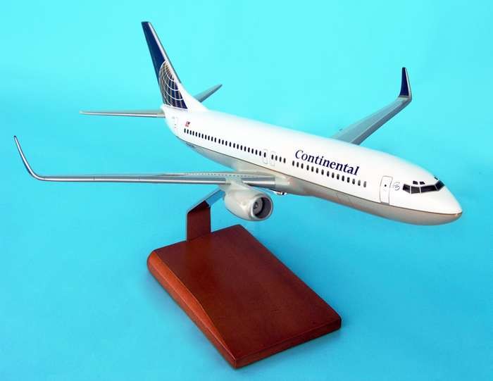 Executive Series Continental 737-800 W/WINGLETS aircraft model ezToys -  Diecast Models and Collectibles