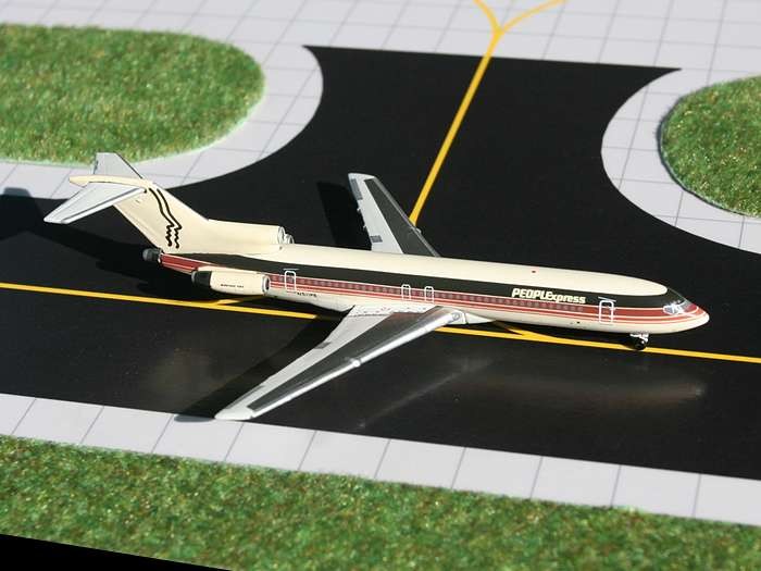 Gemini Jets Peoplexpress 727-200 diecast model ezToys - Diecast Models ...