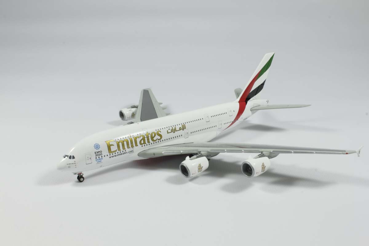 Emirates Airbus A380-800 Reg# A6-EDX '2020 Expo' GJUAE1292 1:400