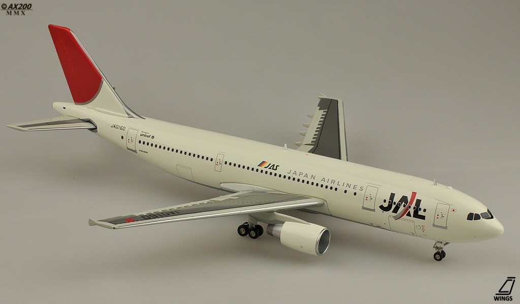 JCwings JAL A300-600 Old Livery JA0160 Scale 1:200 JCRAMJAL117