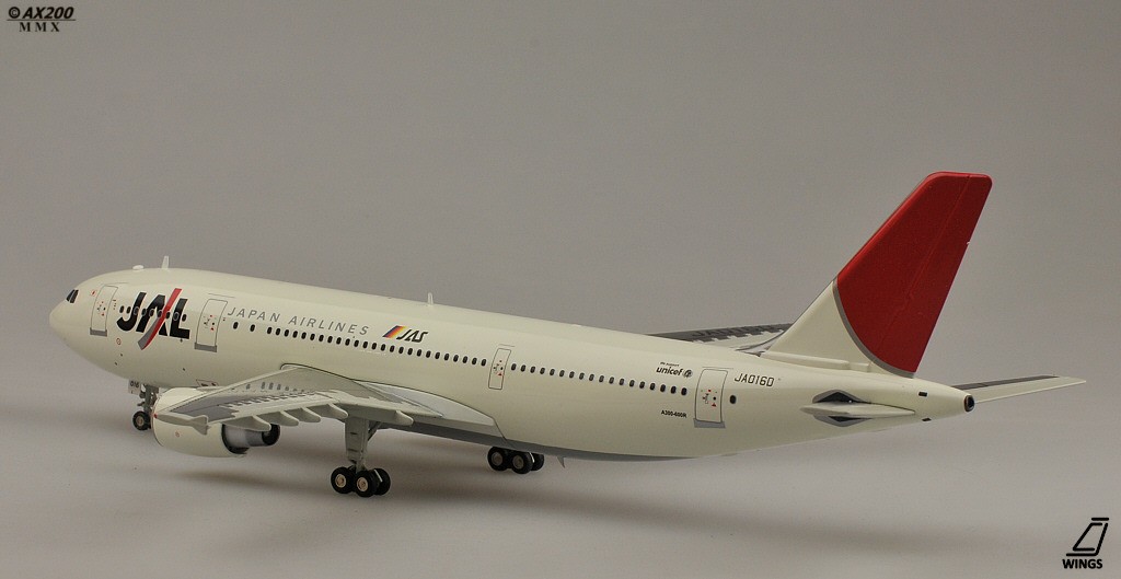 JCwings JAL A300-600 Old Livery JA0160 Scale 1:200 JCRAMJAL117 