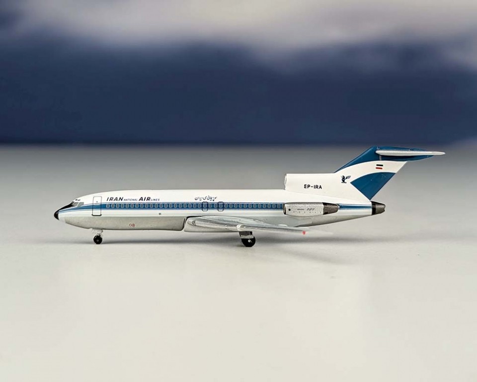 Iran National Air Boeing 727-100 EP-IRA AeroClassics AC411210 Scale 1:400