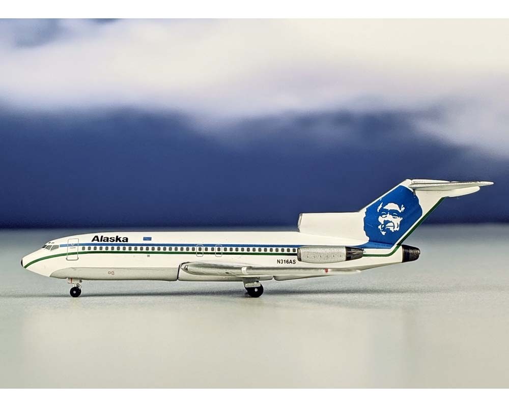 Alaska Airlines Boeing 727-100 N316AS Aero Classics AC419762 scale 1:400