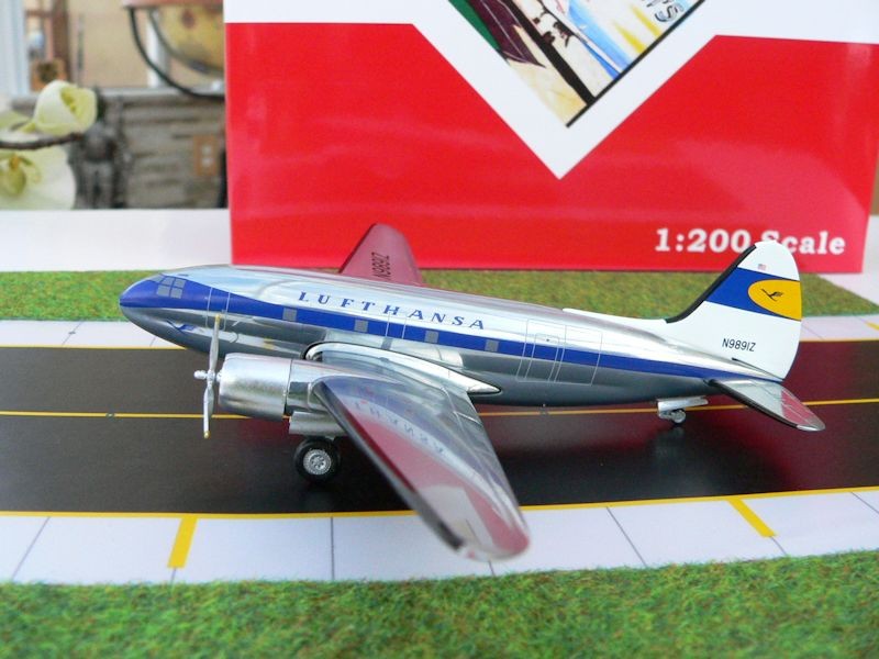 Western Models Lufthansa Curtis C-46 Commando N9891Z die-cast