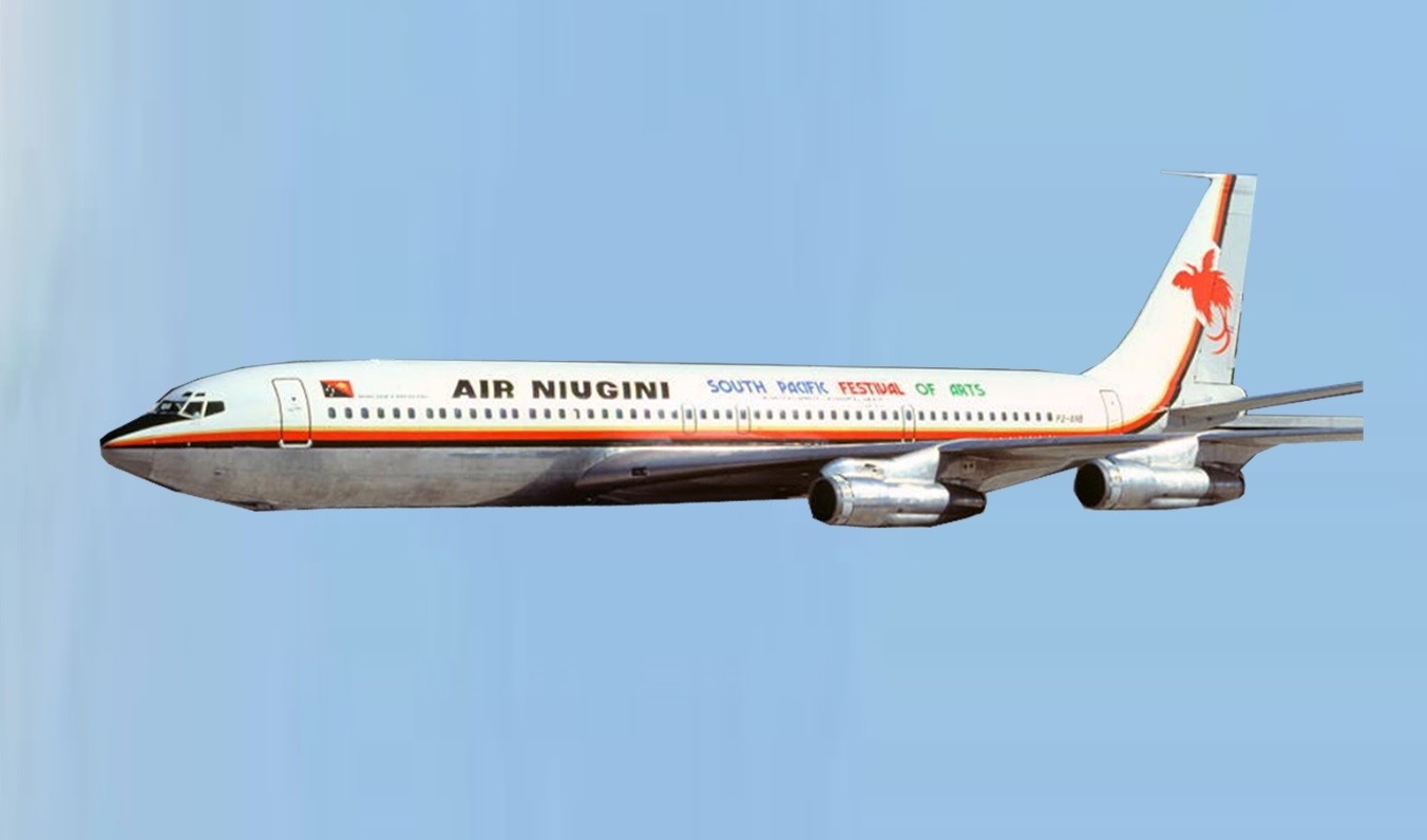 Air Niugini Boeing 707 P2-ANA Aero Classics AC419688 scale 1:400