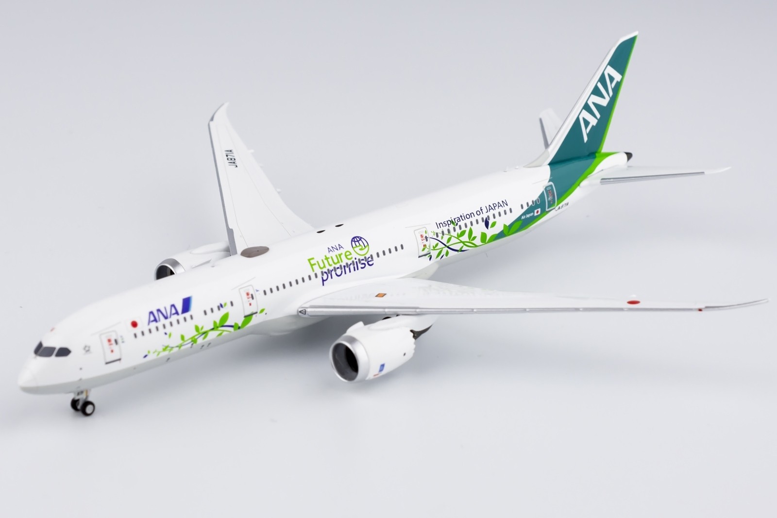 ブランド雑貨総合 【新品】1:400 jet Green ANA JA871A B787-9 航空機 