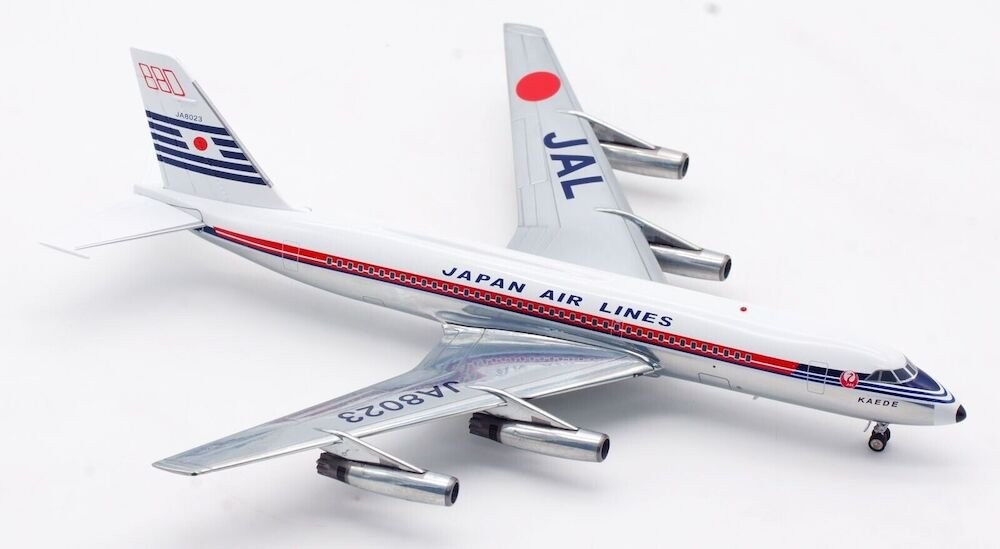 JAL Japan Air Lines Convair 880M (22M-22) JA8023 Polished With Stand  B-Modes-Inflight B-880-JAL-023P Scale 1:200