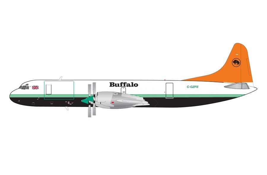 Buffalo Airways Lockheed L-188C Freighter Electra C-GZFE Gemini