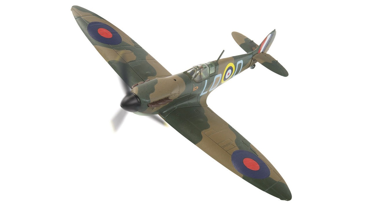 Spitfire MK1 Lo-Q L1004 A Johnstone 602 Sqn Corgi CG39210 Scale 1:72 ...