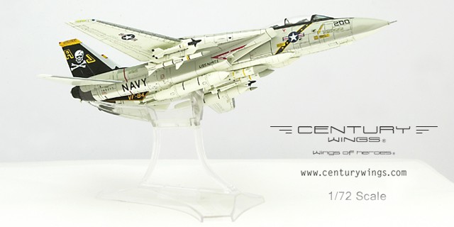 Century Wings 1:72 Wings of Heroes Jolly Rogers F-14A Tomcat USN VF-84  AJ200 USS Nimitz 1978 Landing Configuration CW-001619 Limited Century Wings  Scale 1:72 ezToys - Diecast Models and Collectibles