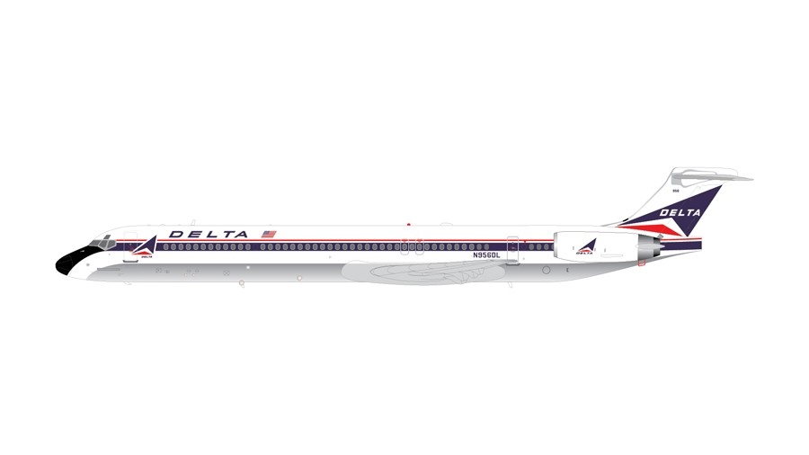 Delta MD-80 (Widget Livery) N956DL Gemini G2DAL457 1:200