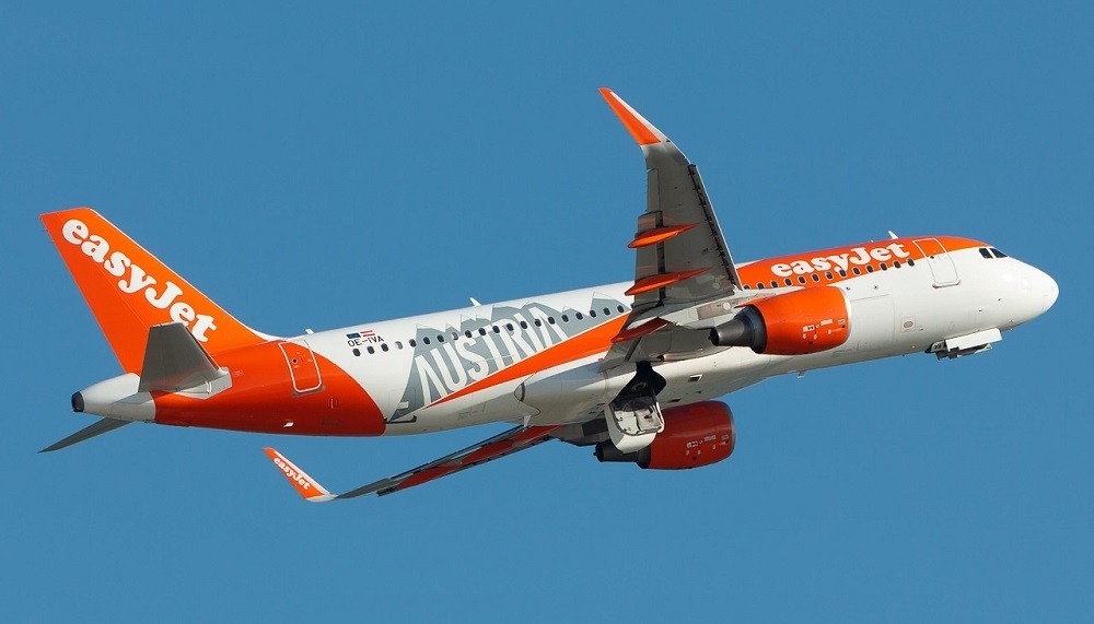 EasyJet Europe Airbus A320-200 OE-IVA Austria livery stand JCWing