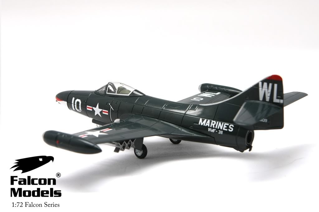 F9F-5 Panther Capt. Ted Williams, VMF-311, USMC, Korea Scale 1:72 Die Cast  Model FA721005