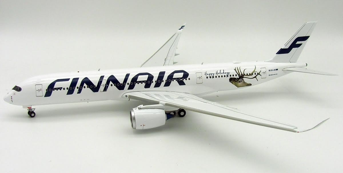Happy and Airbus - Diecast A350-900 Models ezToys Inflight Scale Finnair Collectibles OH-LWD IF359AY001 Holidays; 1:200
