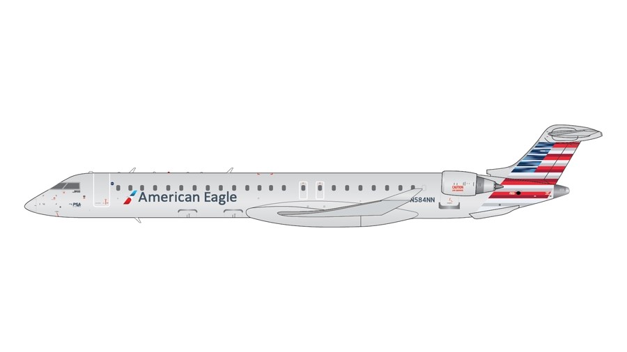 American Airlines CRJ900 N584NN Gemini 200 G2AAL621 scale 1:200