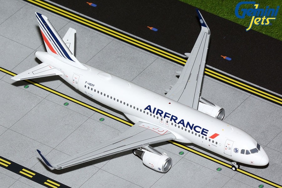 Air France Airbus A320 F-HEPF Gemini 200 G2AFR1208 Scale 1:200