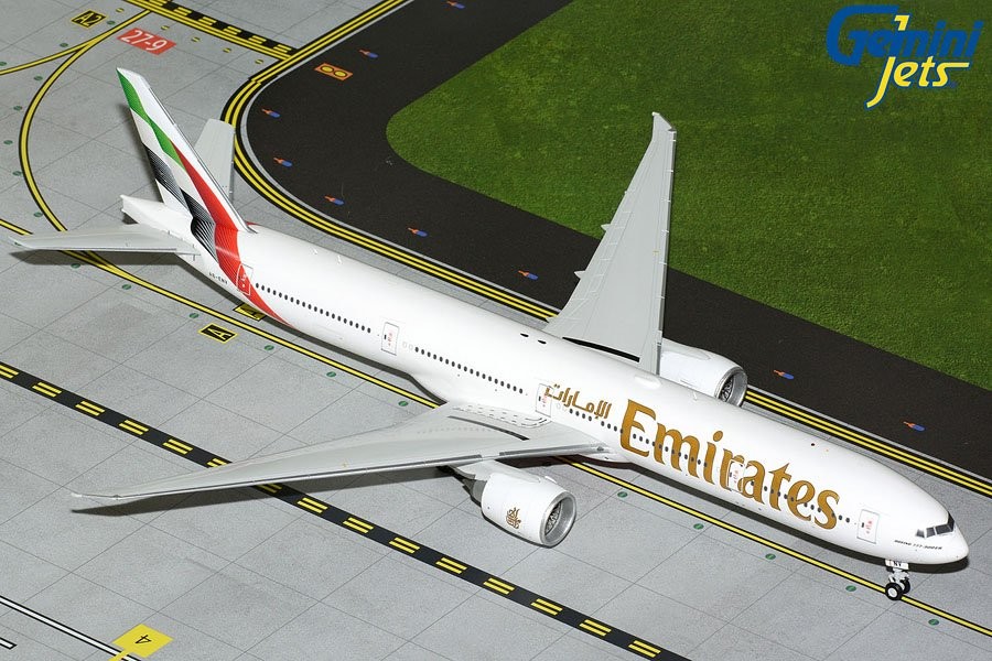 New Livery Emirates Boeing 777-300ER A6-ENV G2UAE1250 Gemini200 Scale 1:200