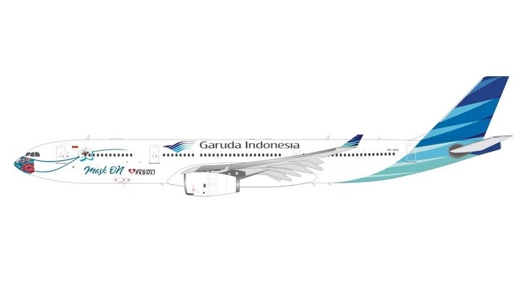 Garuda Indonesia Airbus A330-300 Mask #4 PK-GHC die-cast Phoenix 