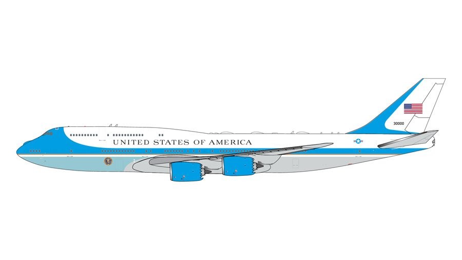 Air Force One Boeing Boeing 747-8i (VC-25B) 30000 Gemini Jets GJAFO2220 ...