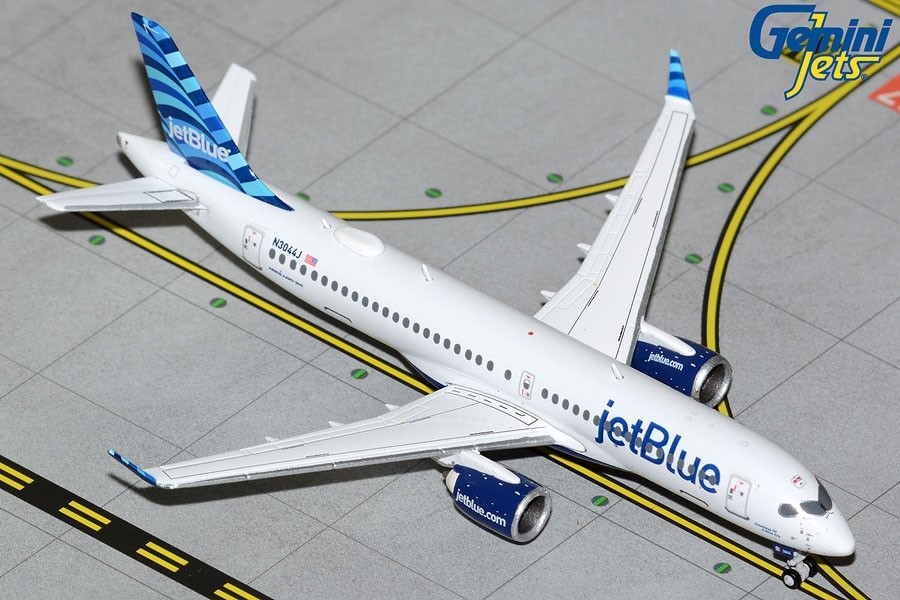 JetBlue Airways A220-300 N3044J “Dawning Of A Blue Era”GeminiJets GJJBU2182  Scale 1:400