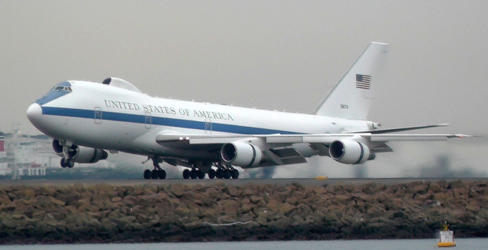 USAF E-4B (747-200) Flying White House 40787 Gemini GMUSA068 1:400