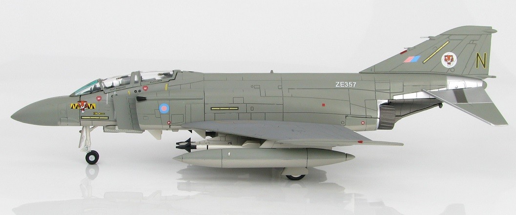 RAF F-4J Phantom II No 74 Squadron Wattisham 1985 HA1986 Scale 1 