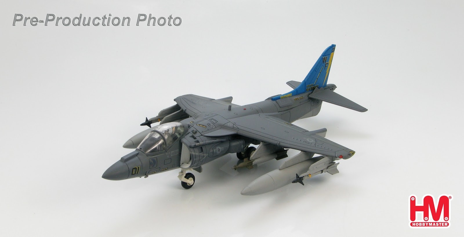 Harrier GR.Mk 7 1:72 Diecast Model - Hobby Master HM-HA2628 - $104.95