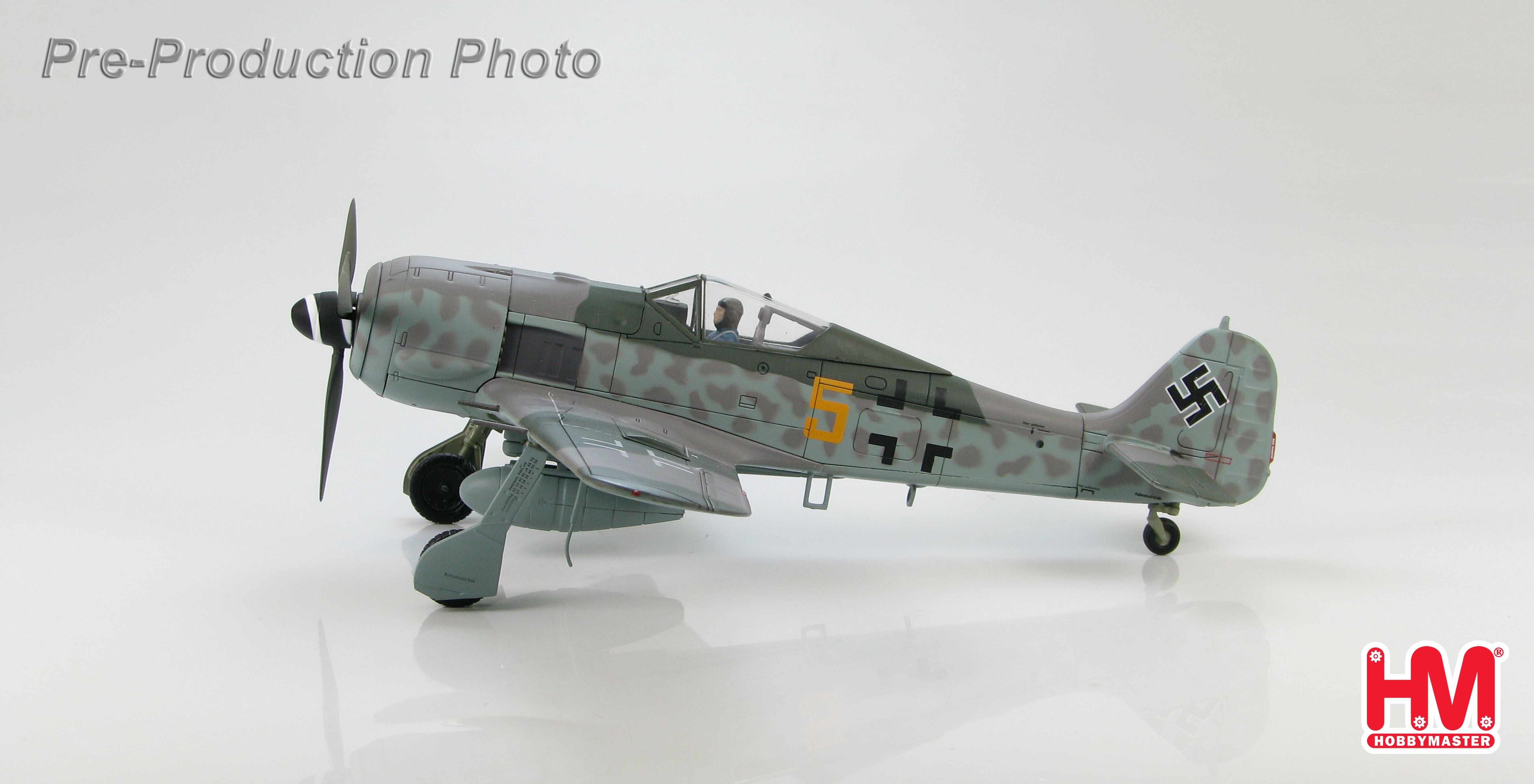 Highly Detailed Hobby Mastergermany Fw 190a 6 Focke Wulf “yellow 5