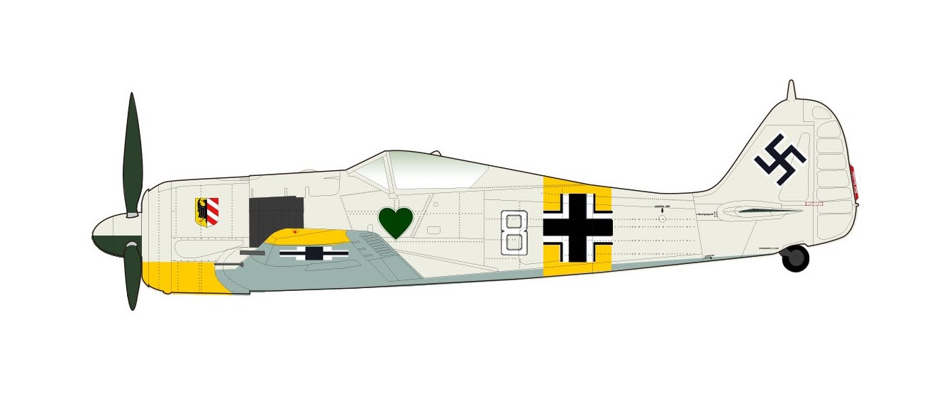 German Fw 190a 4 White 8 Staffel Gruppe Jg 54 Eastern Front 1943