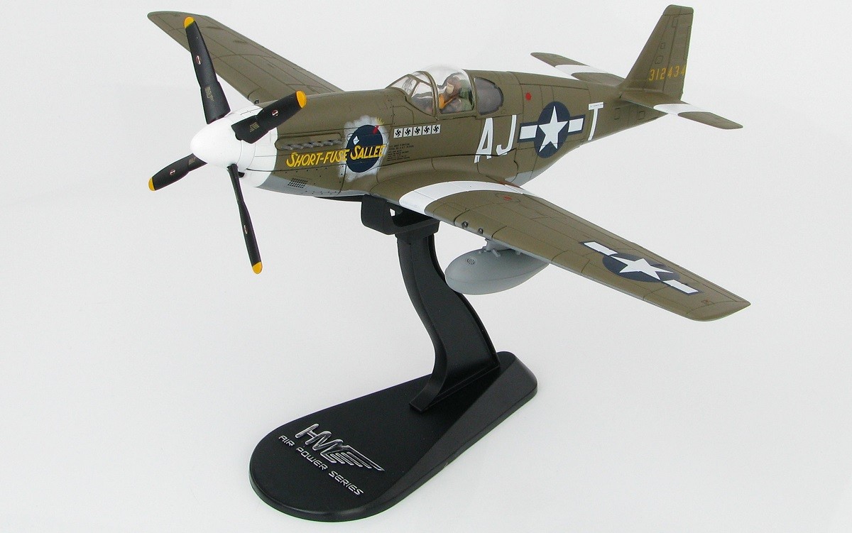 Sale! P-51 B Mustang USAF Double Ace R.E. Turner Short Fuse Sallee HA8509  1:48