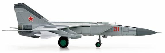 【純日本製】herpa ヘルパ 554305 Soviet Air Force Mikoyan MiG-25P 1:200　ソビエト空軍　ミグ 軍用機