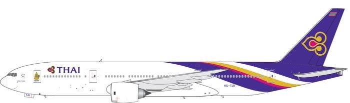 Thai Airways 777-200 Kings Logo Reg# HS-TJB, 1:400