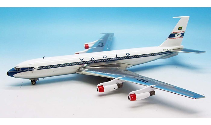 Polished Varig Boeing 707-400 Reg# PP-VJA InFlight IF70741116P Scale 1:200