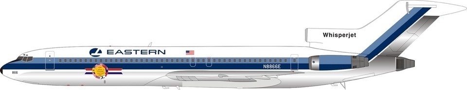 Eastern Boeing 727-200 N8866E Polished with stand IF722EA0223P ...